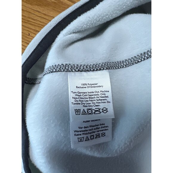 Eddie Bauer Mens Gray & White Fleece Snap Pullover Size M - Picture 7 of 10